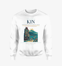 Thumbnail for Norman Manley International Airport (KIN) design on white sweatshirt