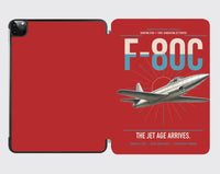 Thumbnail for F-80C Shooting Star design on red ipad tablet case