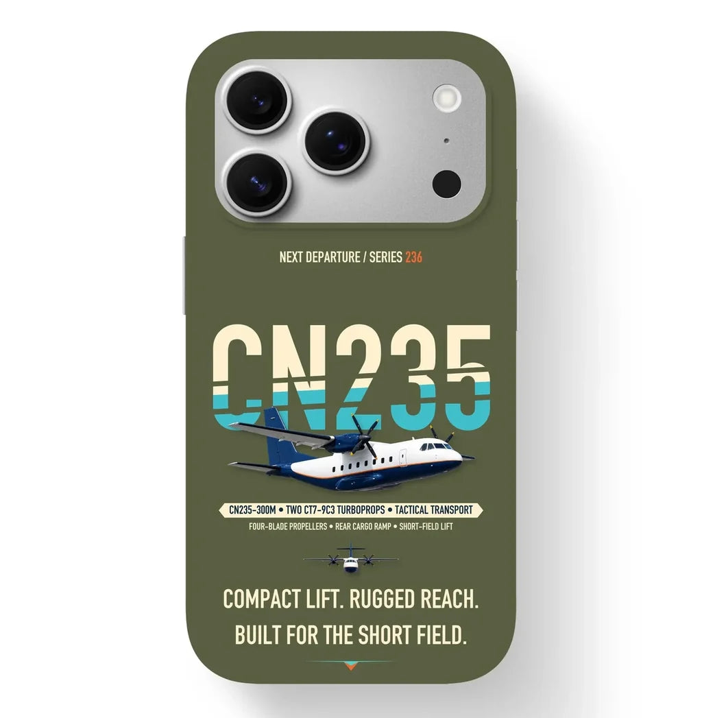 Airbus CN235-300M Case design on green army iphone case