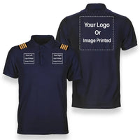 Thumbnail for Customisable Pilot Epaulettes Polo Shirt - view 7