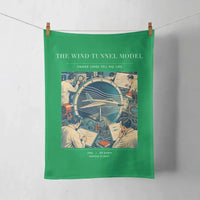 Thumbnail for VINTAGE G4174 - The Wind Tunnel Model - Designed Towels design on green