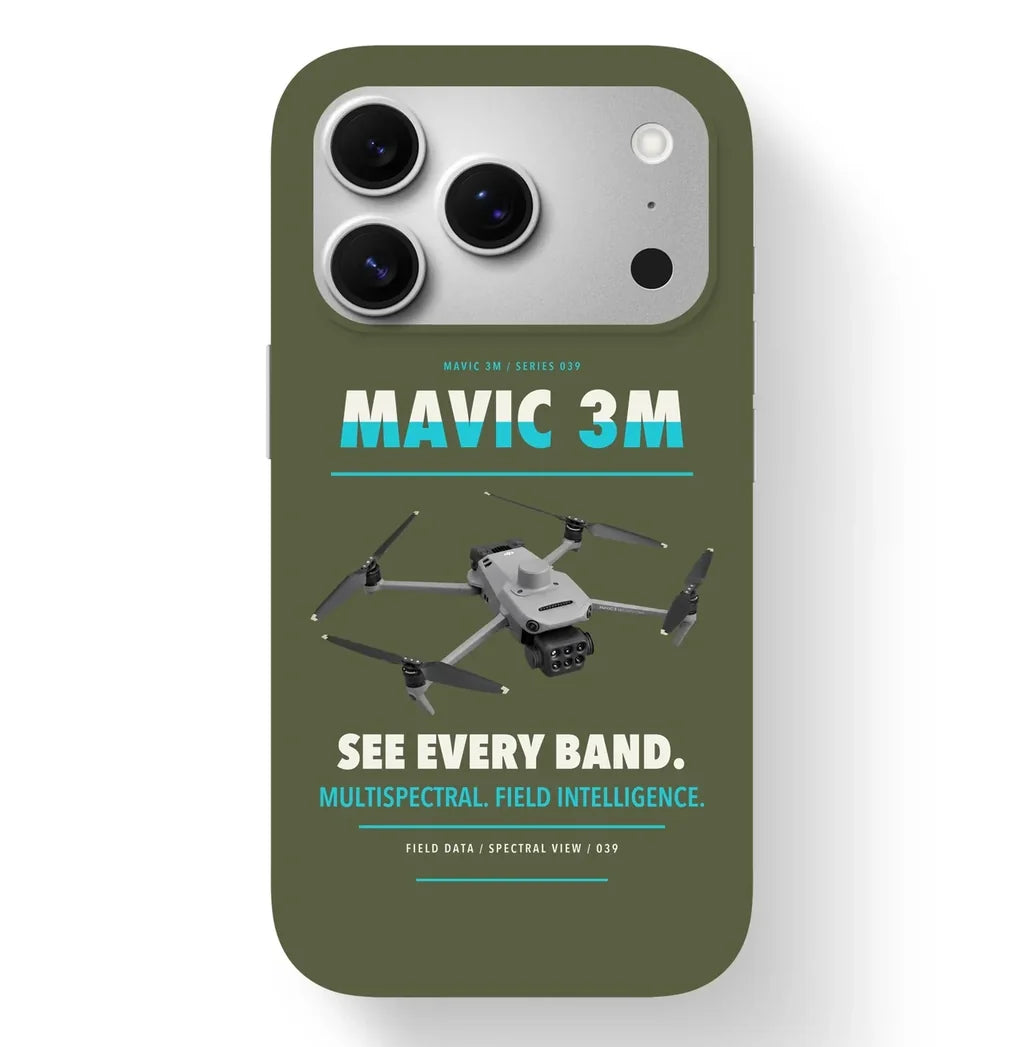 DJI Mavic 3 Multispectral Case design on green army iphone case