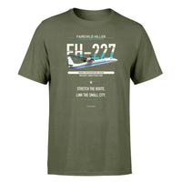 Thumbnail for Fairchild Hiller FH-227B design on green army single side