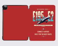 Thumbnail for Embraer E195-E2 design on red ipad tablet case