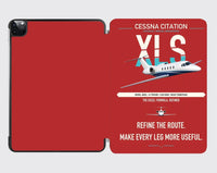 Thumbnail for Cessna Citation XLS design on red ipad tablet case
