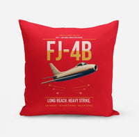 Thumbnail for FJ-4B Fury design on red pillow