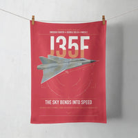 Thumbnail for Saab J 35F Draken design on red towel