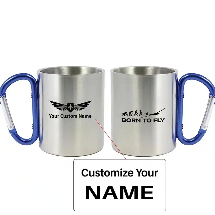 Customisable Born to Fly Mug - view 7
