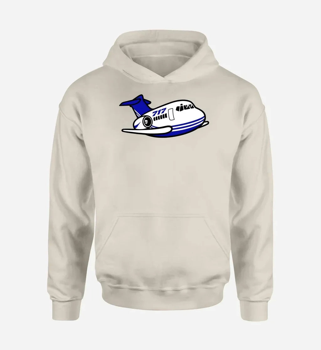 Cartoon Boeing 717 - Khaki