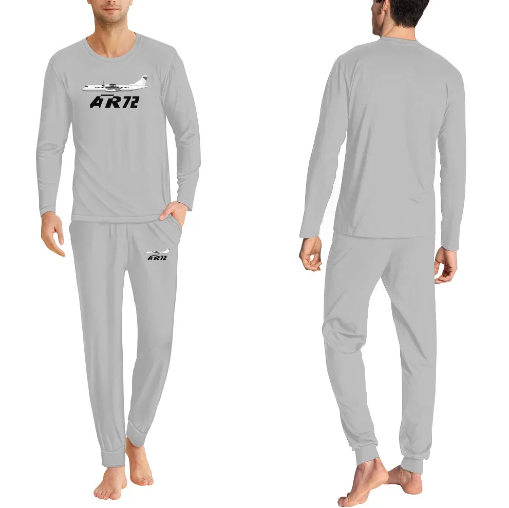 The ATR72 men pajamas - Light Gray