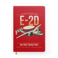 Thumbnail for E-2D Advanced Hawkeye design on red notebook