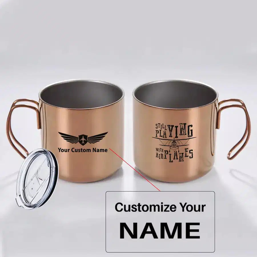 Customisable Still Playing With Airplanes Mug - view 7