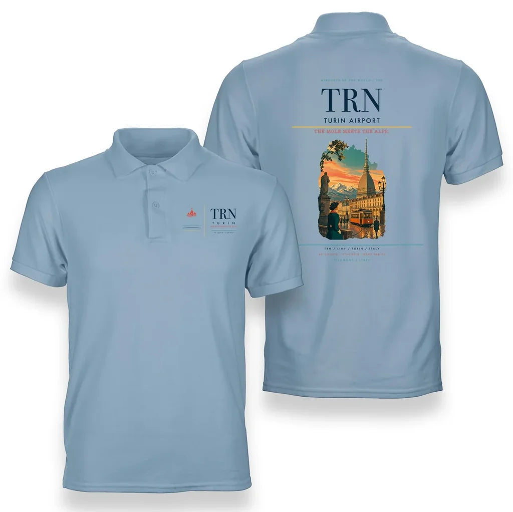 Turin Airport TRN Light Blue