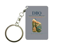 Thumbnail for Dubuque Regional Airport (DBQ) design on gray key chain