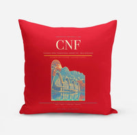 Thumbnail for Tancredo Neves International Airport (CNF) design on red pillow