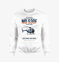 Thumbnail for MD Helicopters MD 530F design on white sweatshirt