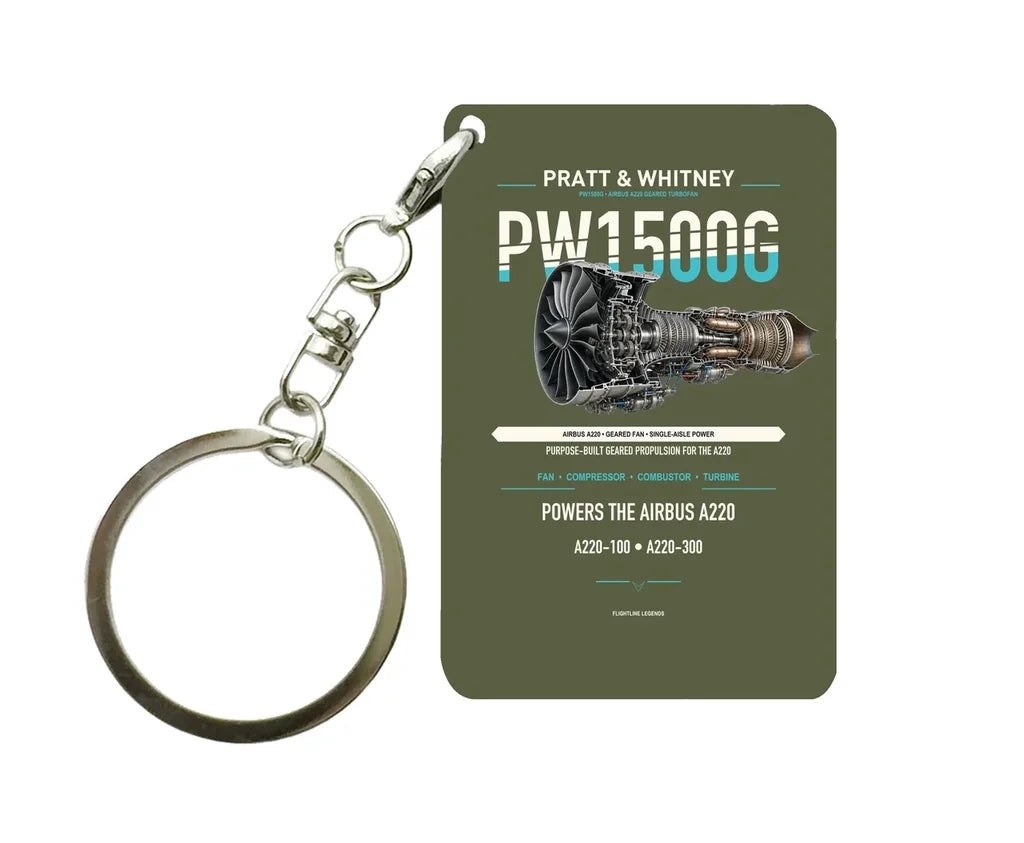 PW1500G Key Chain design on green army key chain