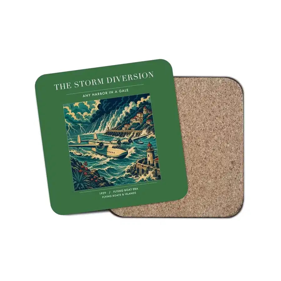 The Storm Diversion - Designed Coasters design on green 1-piece