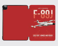 Thumbnail for F-89J Scorpion design on red ipad tablet case