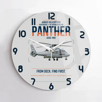 Thumbnail for Airbus Helicopters AS565 MBe Panther design on light gray no frame wall clock