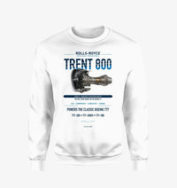 Thumbnail for TRENT 800 design on white sweatshirt