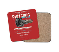 Thumbnail for PW1500G design on red 1 piece coaster