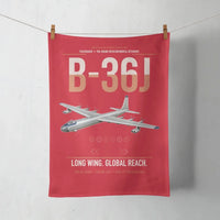Thumbnail for B-36J Peacemaker design on red towel