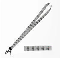 Thumbnail for Pilot's 6 Pack lanyard - light gray
