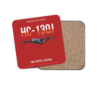Thumbnail for HC-130J COMBAT KING II design on red 1 piece coaster