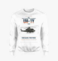 Thumbnail for Bell UH-1Y Venom design on white sweatshirt