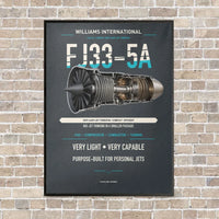 Thumbnail for FJ33-5A vertical canvas print - framed - gray background