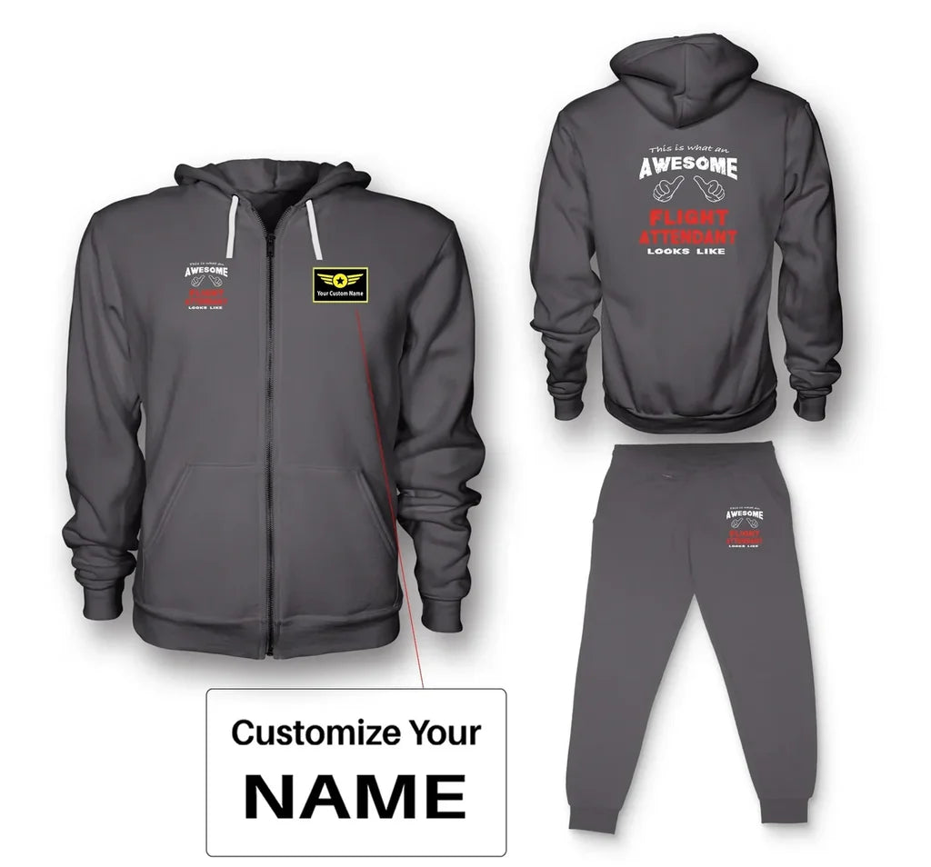 Customisable Flight Attendant Hoodie - view 7