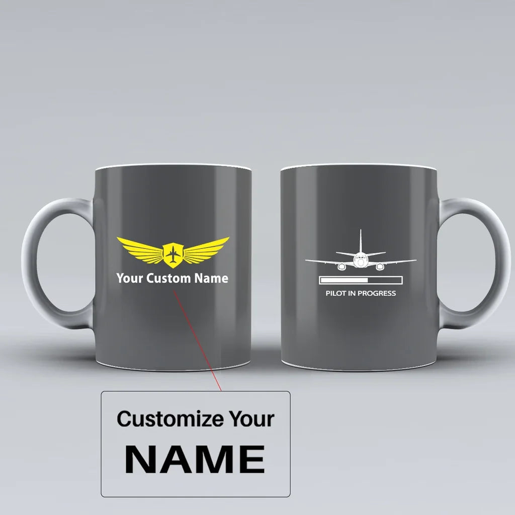 Customisable Pilot In Progress Mug - view 7