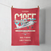 Thumbnail for Cessna A185F Skywagon design on red towel
