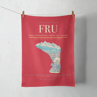 Thumbnail for Manas International Airport (FRU) design on red towel