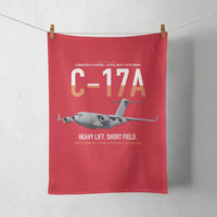Thumbnail for C-17A Globemaster III design on red towel