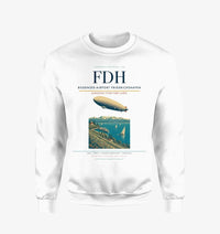 Thumbnail for Bodensee-Airport Friedrichshafen (FDH) design on white sweatshirt