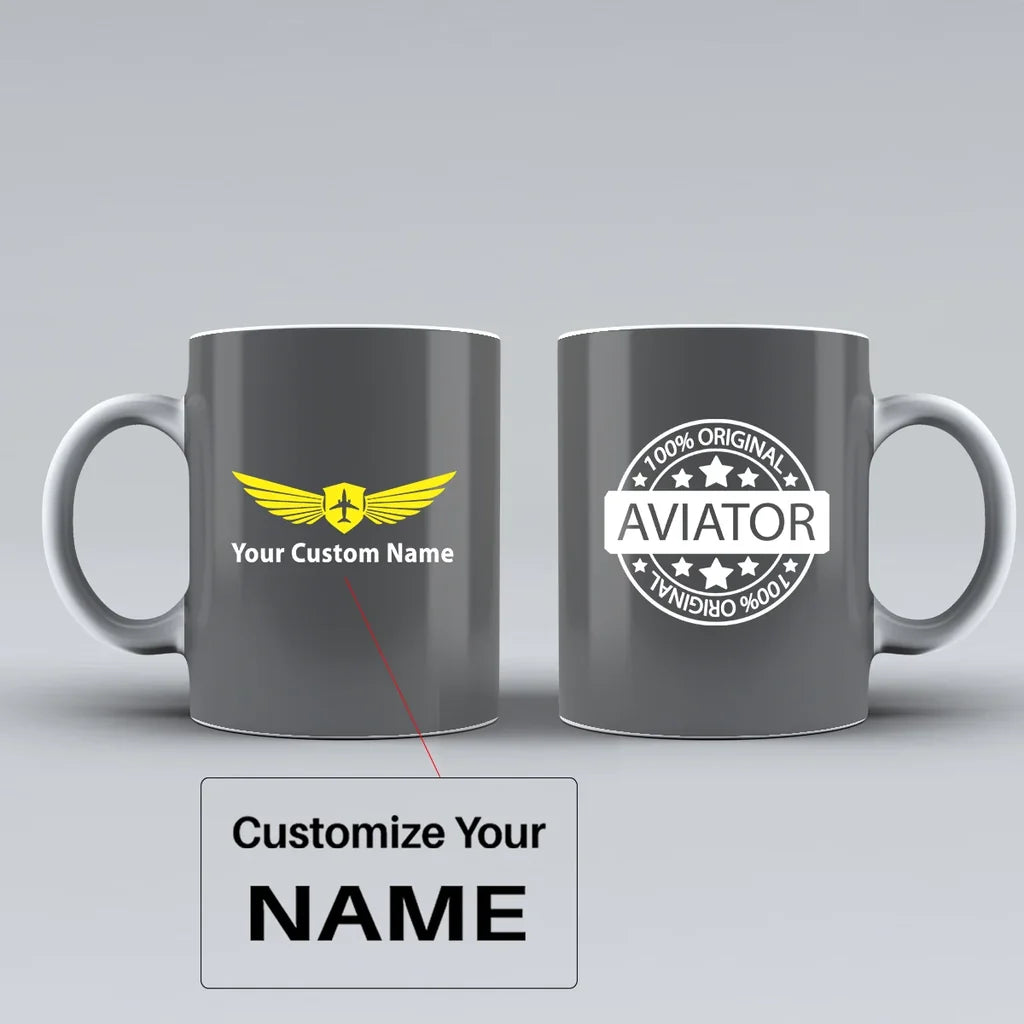 Customisable Aviator Mug - view 7
