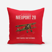 Thumbnail for Nieuport 28C.1 design on red pillow