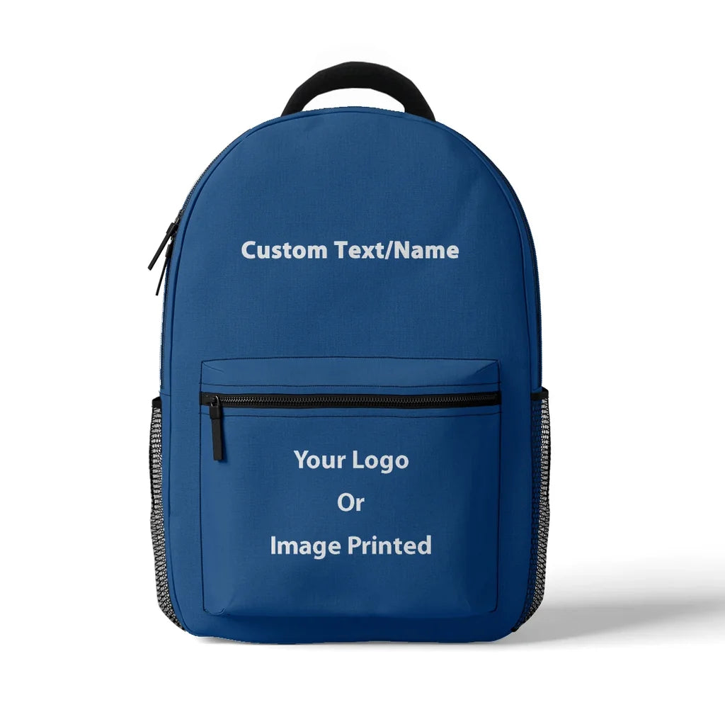 Customisable Design Image Logo Text 3D Backpack - view 7