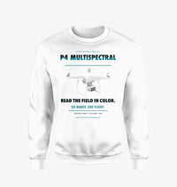 Thumbnail for DJI P4 Multispectral design on white sweatshirt