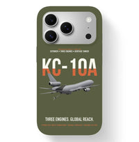 Thumbnail for KC-10A EXTENDER design on green army magsafe iphone case, for iPhone 17 Pro