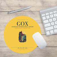 Thumbnail for Manohar International Airport Mopa (GOX) design on yellow round mouse pad