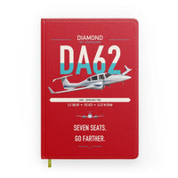 Thumbnail for Diamond DA62 design on red notebook