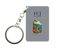 Thumbnail for Fukue Airport (FUJ) design on gray key chain
