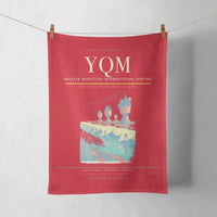Thumbnail for Greater Moncton International Airport (YQM) design on red towel