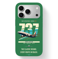Thumbnail for Boeing 737-300 Classic design on green magsafe iphone case