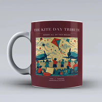 Thumbnail for VINTAGE G4434 - The Kite Day Tribute - Ceramic Mug design on darkred