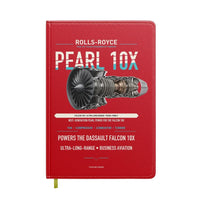 Thumbnail for PEARL 10X design on red notebook