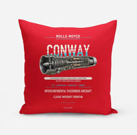 Thumbnail for CONWAY design on red pillow
